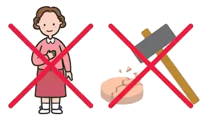 禁止事項イメージ