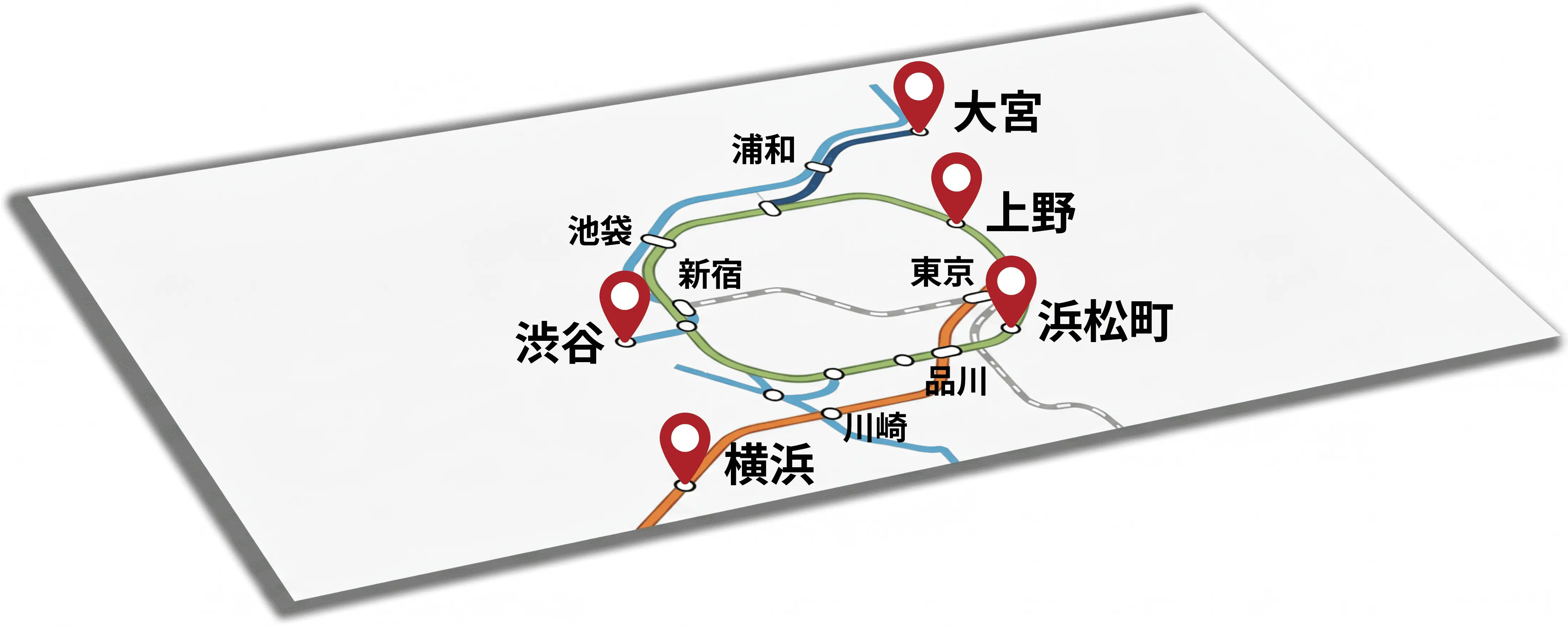 首都圏5院に実在する専門クリニックが対応