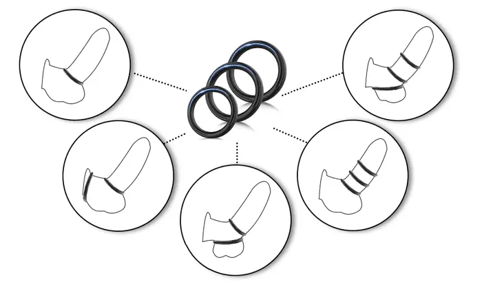 ペニスリング1の装着方法
