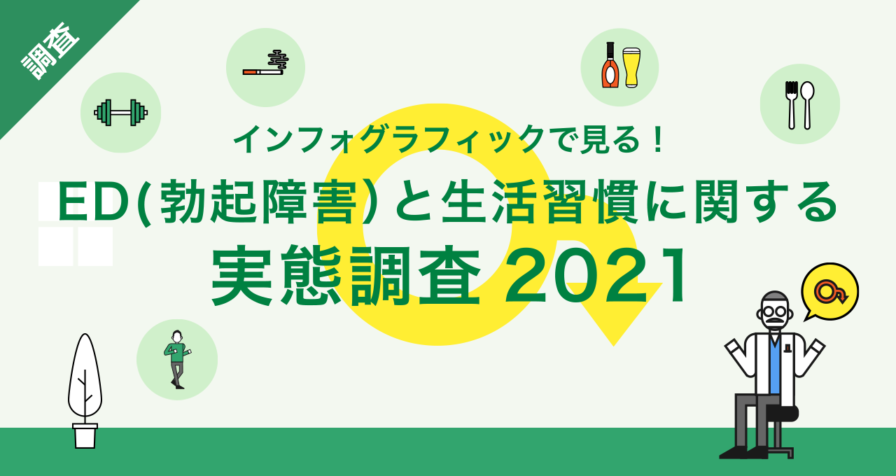 ED（勃起障害）と生活習慣に関する実態調査2021