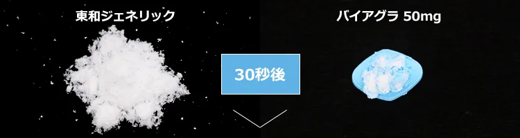 溶解検証【30秒後】