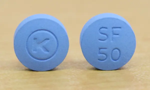 シルデナフィル錠50mgVI｢キッセイ｣錠剤表裏画像