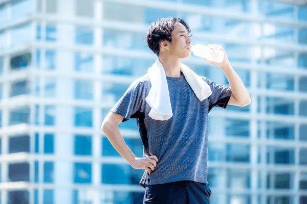 運動と水分補給