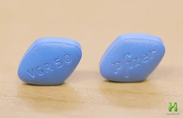バイアグラ錠50mg錠剤表裏