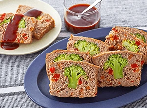 たっぷり野菜のミートローフ