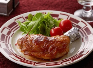 チキンのジンジャーママレードソース