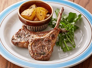 ラム肉のローズマリーソテー