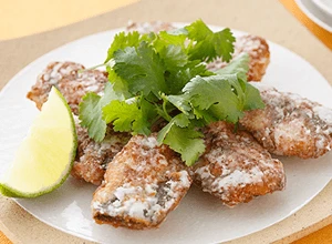 エスニック風味の鯖の竜田揚げ