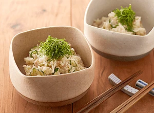 梅風味のさっぱりポテトサラダ