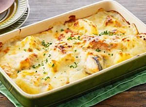 秋さけのポテトグラタン