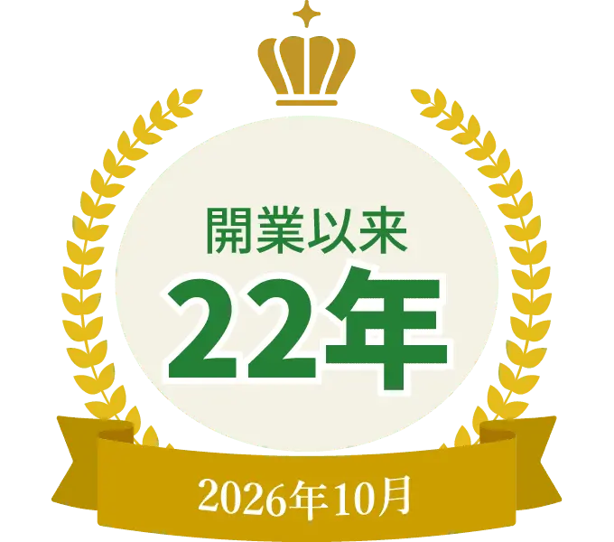 開院以来21年の実績