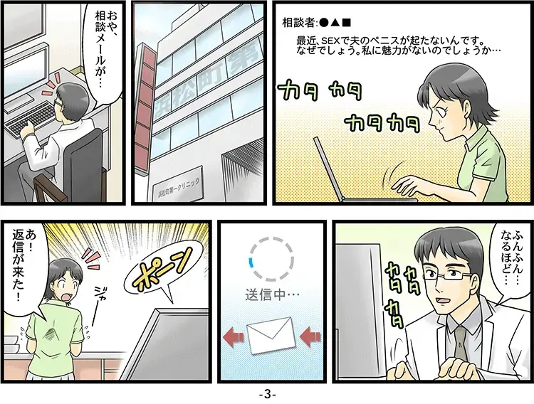 【マンガ】奥さんからのメール相談 3ページ目