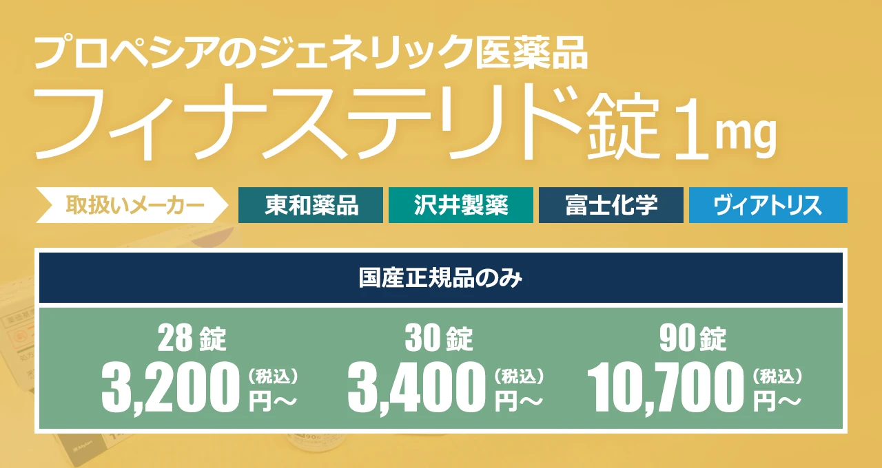フィナステリド(プロペシアのジェネリック)