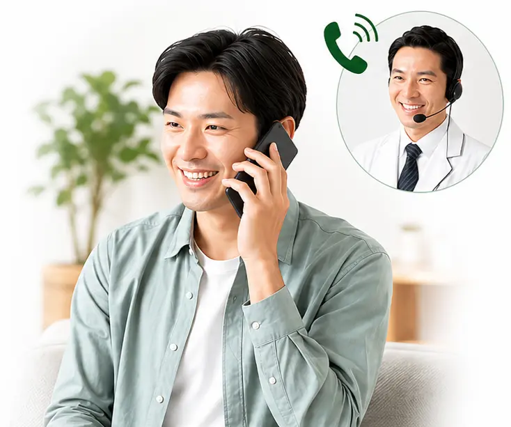 電話診療を受ける患者様