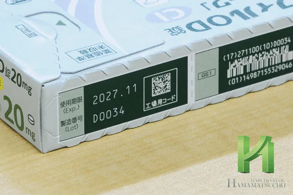 タダラフィルOD錠CI「トーワ」の使用期限