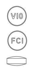 バルデナフィル錠10mg「FCI」の外形
