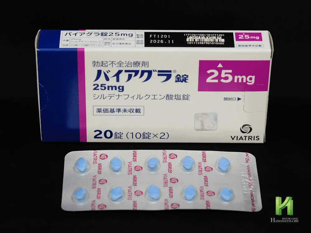 バイアグラ25mg 箱とシート